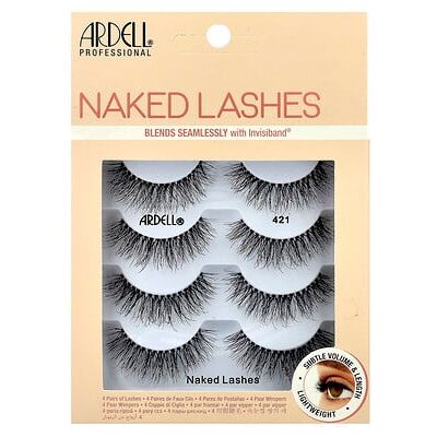 Ardell, Naked Lashes, 421, 4 Pairs Ardell, Naked Lashes, 421, 4 Pairs
