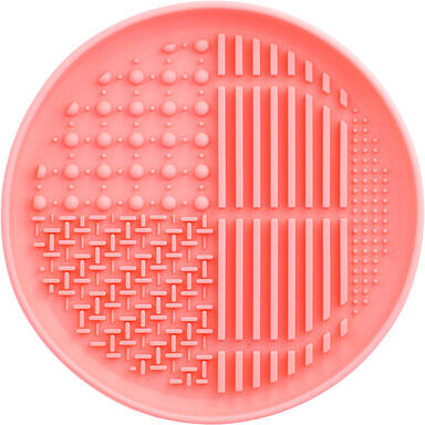 J.Cat Beauty, Sili Pad, Silicone Makeup Brush Cleaner, BR33 Pink, 1 Count