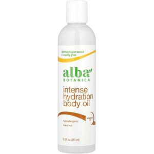 Alba Botanica, Intense Hydration Body Oil, Kukui Nut, 8.5 fl oz (251 ml) Alba Botanica, Intense Hydration Body Oil, Kukui Nut, 8.5 fl oz (251 ml)