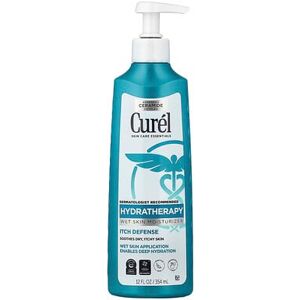 Curel, Hydratherapy, Wet Skin Moisturizer, Itch Defense, Fragrance Free, 12 fl oz (354 ml) Curel, Hydratherapy, Wet Skin Moisturizer, Itch Defense, Fragrance Free, 12 fl oz (354 ml)