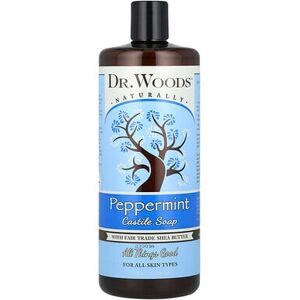 Dr. Woods, Castile Soap with Fair Trade Shea Butter, Peppermint , 32 fl oz (946 ml) Dr. Woods, Castile Soap with Fair Trade Shea Butter, Peppermint , 32 fl oz (946 ml)