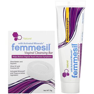Femmesil, Vaginal Cleansing Bar & Ultra Therapy Ointment, 2 Piece Set Femmesil, Vaginal Cleansing Bar & Ultra Therapy Ointment, 2 Piece Set