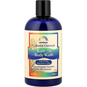 Rainbow Research, Colloidal Oatmeal Bath & Body Wash, Unscented, 12 fl oz (360 ml) Rainbow Research, Colloidal Oatmeal Bath & Body Wash, Unscented, 12 fl oz (360 ml)