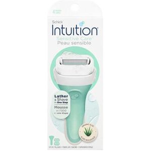 Schick, Intuition®, Sensitive Care®, Organic Aloe, 1 Razor, 2 Cartridges Schick, Intuition®, Sensitive Care®, Organic Aloe, 1 Razor, 2 Cartridges