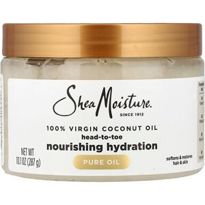 SheaMoisture, Head-To-Toe Nourishing Hydration, 100% Virgin Coconut Oil, 10.1 oz (287 g) SheaMoisture, Head-To-Toe Nourishing Hydration, 100% Virgin Coconut Oil, 10.1 oz (287 g)