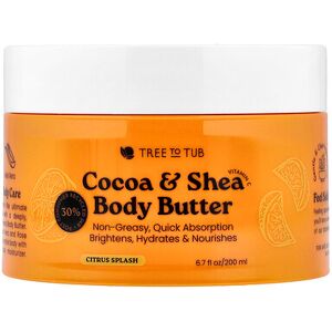 Tree To Tub, Cocoa & Shea Body Butter, Citrus Splash , 6.7 fl oz (200 ml) Tree To Tub, Cocoa & Shea Body Butter, Citrus Splash , 6.7 fl oz (200 ml)