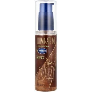 Vaseline, Illuminate Me, Shimmering Body Oil, 3.3 fl oz (97 ml) Vaseline, Illuminate Me, Shimmering Body Oil, 3.3 fl oz (97 ml)