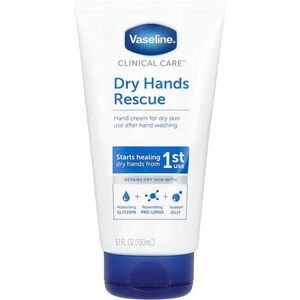 Vaseline, Clinical Care™, Dry Hands Rescue, Fragrance Free, 5.1 fl oz (150 ml) Vaseline, Clinical Care™, Dry Hands Rescue, Fragrance Free, 5.1 fl oz (150 ml)