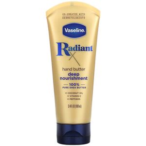 Vaseline, RadiantX, Deep Nourishment Hand Butter, 3.4 fl oz (101 ml) Vaseline, RadiantX, Deep Nourishment Hand Butter, 3.4 fl oz (101 ml)