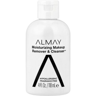 Almay, Moisturizing Makeup Remover & Cleanser™, Fragrance Free, 4 fl oz (118 ml) Almay, Moisturizing Makeup Remover & Cleanser™, Fragrance Free, 4 fl oz (118 ml)