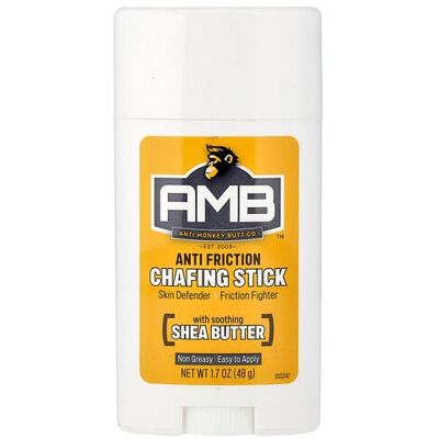 Anti Monkey Butt, Anti Friction Chafing Stick With Soothing Shea Butter, 1.7 oz (48 g) Anti Monkey Butt, Anti Friction Chafing Stick With Soothing Shea Butter, 1.7 oz (48 g)