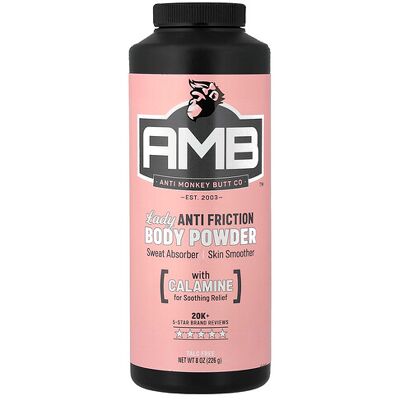 Anti Monkey Butt, Lady Anti Friction Body Powder, 8 oz (226 g) Anti Monkey Butt, Lady Anti Friction Body Powder, 8 oz (226 g)