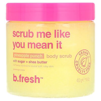 b.fresh, Body Scrub With Sugar & Shea Butter, Pineapple Punch, 16 oz (453 g) b.fresh, Body Scrub With Sugar & Shea Butter, Pineapple Punch, 16 oz (453 g)