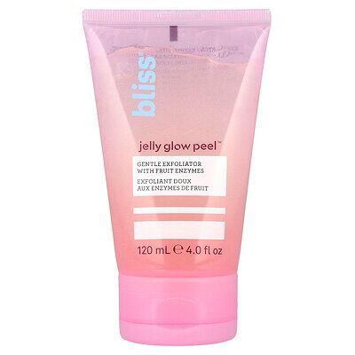 Bliss, Jelly Glow Peel™, Gentle Exfoliator with Fruit Enzymes, 4 fl oz (120 ml) Bliss, Jelly Glow Peel™, Gentle Exfoliator with Fruit Enzymes, 4 fl oz (120 ml)