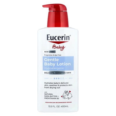 Eucerin Baby, Gentle Lotion, Delicate, Sensitive Skin, Fragrance Free, 13.5 fl oz (400 ml) Eucerin Baby, Gentle Lotion, Delicate, Sensitive Skin, Fragrance Free, 13.5 fl oz (400 ml)
