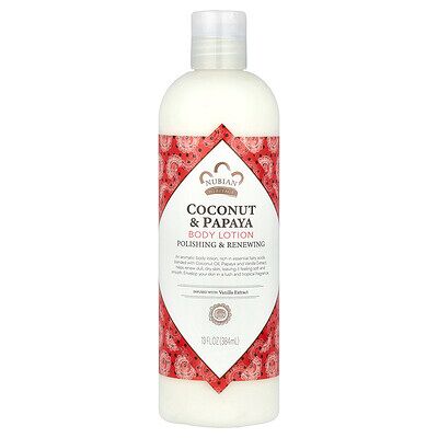 Nubian Heritage, Body Lotion, Coconut & Papaya, 13 fl oz (384 ml) Nubian Heritage, Body Lotion, Coconut & Papaya, 13 fl oz (384 ml)