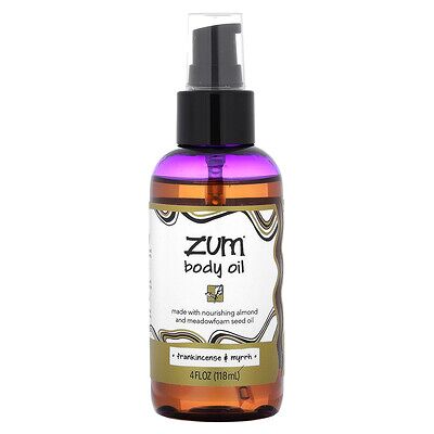 ZUM, Body Oil, Frankincense & Myrrh, 4 fl oz (118 ml) ZUM, Body Oil, Frankincense & Myrrh, 4 fl oz (118 ml)