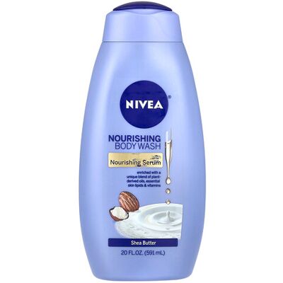 Nivea, Nourishing Body Wash, Shea Butter, 20 fl oz (591 ml) Nivea, Nourishing Body Wash, Shea Butter, 20 fl oz (591 ml)