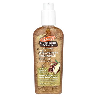Palmer's, Cocoa Butter Formula® with Vitamin E, Shimmer Radiance Body Oil, 5.1 fl oz (150 ml) Palmer's, Cocoa Butter Formula® with Vitamin E, Shimmer Radiance Body Oil, 5.1 fl oz (150 ml)