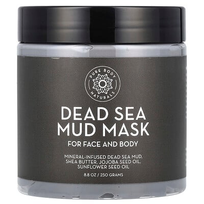 Pure Body Naturals, Dead Sea Mud Beauty Mask, 8.8 oz (250 g) Pure Body Naturals, Dead Sea Mud Beauty Mask, 8.8 oz (250 g)