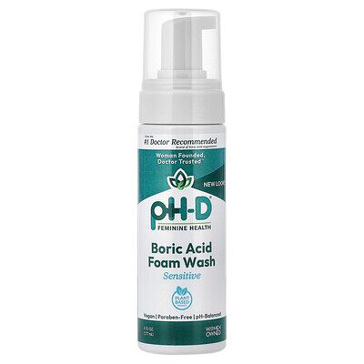 pH-D Feminine Health, Boric Acid Foam Wash, Sensitive, 6 fl oz (177 ml) pH-D Feminine Health, Boric Acid Foam Wash, Sensitive, 6 fl oz (177 ml)
