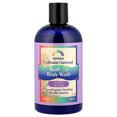 Rainbow Research, Colloidal Oatmeal Bath & Body Wash, Lavender, 12 fl oz (360 ml) Rainbow Research, Colloidal Oatmeal Bath & Body Wash, Lavender, 12 fl oz (360 ml)