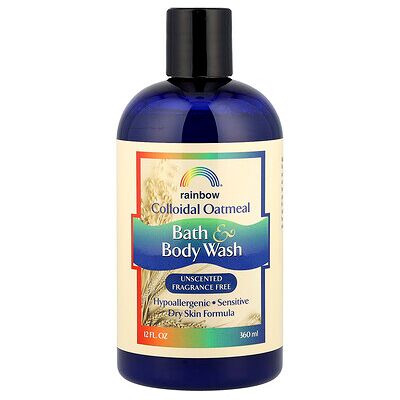 Rainbow Research, Colloidal Oatmeal Bath & Body Wash, Unscented, 12 fl oz (360 ml) Rainbow Research, Colloidal Oatmeal Bath & Body Wash, Unscented, 12 fl oz (360 ml)