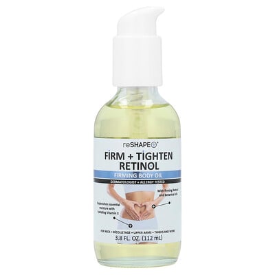 Reshape Plus, Firm + Tighten Retinol, Firming Body Oil, 3.8 fl oz (112 ml) Reshape Plus, Firm + Tighten Retinol, Firming Body Oil, 3.8 fl oz (112 ml)