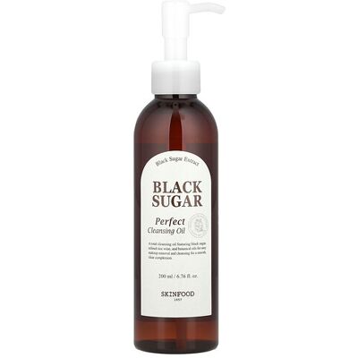 Skinfood, Black Sugar, Perfect Cleansing Oil, 6.76 fl oz (200 ml) Skinfood, Black Sugar, Perfect Cleansing Oil, 6.76 fl oz (200 ml)