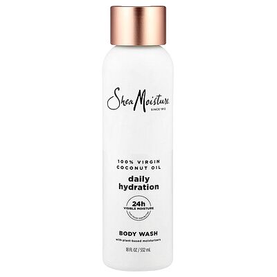 SheaMoisture, Daily Hydration Body Wash, 100% Virgin Coconut Oil, 18 fl oz (532 ml) SheaMoisture, Daily Hydration Body Wash, 100% Virgin Coconut Oil, 18 fl oz (532 ml)