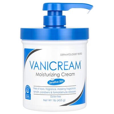 Vanicream, Moisturizing Cream, For Sensitive Skin, Fragrance Free (Pump), 1 lb (453 g) Vanicream, Moisturizing Cream, For Sensitive Skin, Fragrance Free (Pump), 1 lb (453 g)