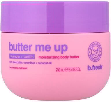 Care+ b.fresh, Butter Me Up, Moisturizing Body Butter, Lavender + Vanilla, 8.5 fl oz (250 ml)