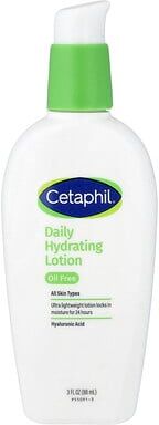 Cetaphil Daily Hydrating Lotion, Oil Free, All Skin Types, 3 fl oz (88 ml)