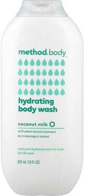 Care+ Method, Hydrating Body Wash, Coconut Milk, 18 fl oz (532 ml)