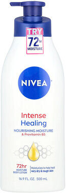 Care+ Nivea, Intense Healing, Moisture Body Lotion, Very Dry & Rough Skin, 16.9 fl oz (500 ml)