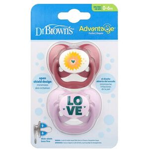 Dr. Brown's, Advantage™ Pacifier, 0-6 Months, Lavender, 2 Count Dr. Brown's, Advantage™ Pacifier, 0-6 Months, Lavender, 2 Count