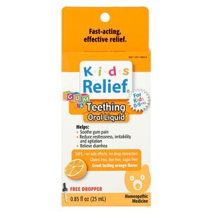Homeolab USA, Kids Relief®, Gum & Teething Oral Liquid, 0-9 Years, Orange, 0.85 fl oz (25 ml) Homeolab USA, Kids Relief®, Gum & Teething Oral Liquid, 0-9 Years, Orange, 0.85 fl oz (25 ml)