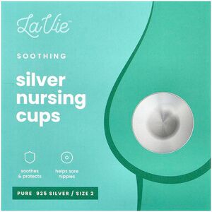 LaVie, Soothing Silver Nursing Cups, Size 2, 3 Piece Set LaVie, Soothing Silver Nursing Cups, Size 2, 3 Piece Set