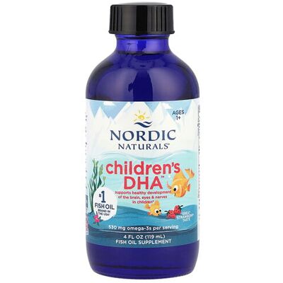 Nordic Naturals Children's DHA 530mg Strawberry Omega-3 - Omega-3 Supplement Nordic Naturals Children's DHA 530mg Strawberry Omega-3 - Omega-3 Supplement