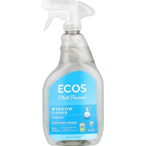 Earth Friendly Products, Ecos®, Plant Powered Window Cleaner, Vinegar, 22 fl oz (650 ml) Earth Friendly Products, Ecos®, Plant Powered Window Cleaner, Vinegar, 22 fl oz (650 ml)