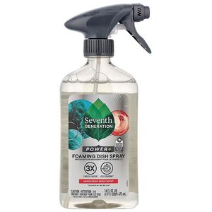 Seventh Generation, Power+ Foaming Dish Spray, Honeycrisp Apple, 16 fl oz (473 ml) Seventh Generation, Power+ Foaming Dish Spray, Honeycrisp Apple, 16 fl oz (473 ml)