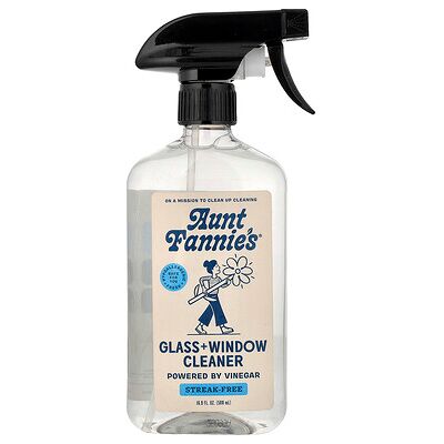 Aunt Fannie's, Glass + Window Cleaner, 16.9 fl oz (500 ml) Aunt Fannie's, Glass + Window Cleaner, 16.9 fl oz (500 ml)