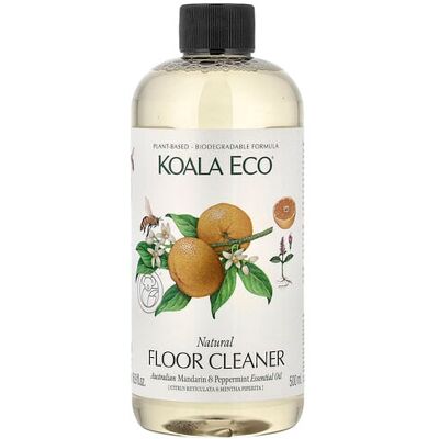 Koala Eco, Natural Floor Cleaner, Australian Mandarin & Peppermint Essential Oil, 16.9 fl oz (500 ml) Koala Eco, Natural Floor Cleaner, Australian Mandarin & Peppermint Essential Oil, 16.9 fl oz (500 ml)