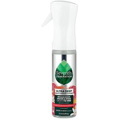 Seventh Generation, Ultra Deep Multi-Surface Cleaner, Grapefruit & Orange Blossom, 9.4 fl oz (278 ml) Seventh Generation, Ultra Deep Multi-Surface Cleaner, Grapefruit & Orange Blossom, 9.4 fl oz (278 ml)