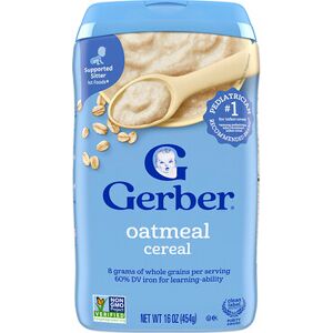 Gerber Oatmeal Cereal, 1st Foods®, 16 oz (454 g) Gerber Oatmeal Cereal, 1st Foods®, 16 oz (454 g)