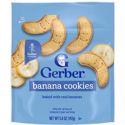 Gerber Banana Cookies, 12+ Months, 5 oz (142 g) Gerber Banana Cookies, 12+ Months, 5 oz (142 g)