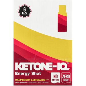 Ketone-IQ, Energy Shot, Raspberry Lemonade, Caffeine Free, 6 Bottles, 2 fl oz (59 ml) Each Ketone-IQ, Energy Shot, Raspberry Lemonade, Caffeine Free, 6 Bottles, 2 fl oz (59 ml) Each