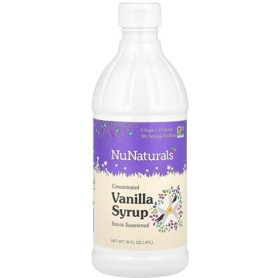 NuNaturals, Concentrated Vanilla Syrup, 16 fl oz (0.47 l) NuNaturals, Concentrated Vanilla Syrup, 16 fl oz (0.47 l)