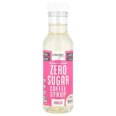 Wholesome Yum, Zero Sugar Coffee Syrup, Vanilla, 12 fl oz (354 ml) Wholesome Yum, Zero Sugar Coffee Syrup, Vanilla, 12 fl oz (354 ml)