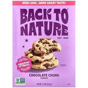 Back to Nature, Cookies, Chocolate Chunk, 7.5 oz (213 g) Back to Nature, Cookies, Chocolate Chunk, 7.5 oz (213 g)